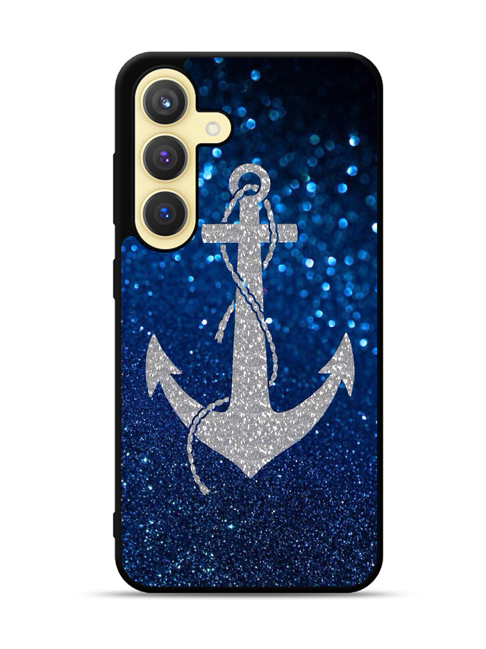 Blue Glitters Anchor Samsung Galaxy S23 5G Case QC0234