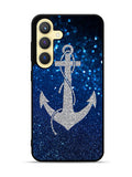 Blue Glitters Anchor Samsung Galaxy S24 Plus 5G , Samsung Galaxy S24+ 5G Case OV0234