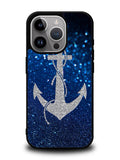 Blue Glitters Anchor iPhone 15 Pro Max Case OV0234