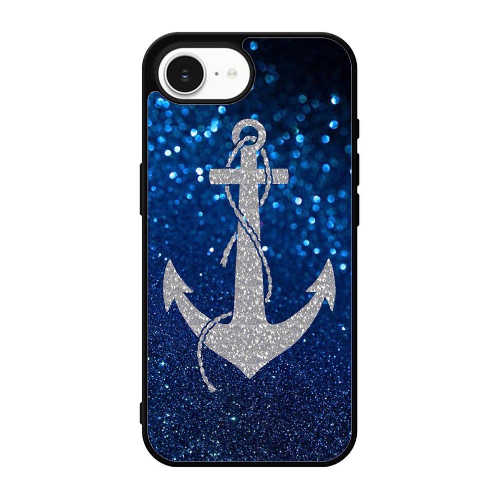 Blue Glitters Anchor iPhone 17e Case OV0234