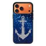Blue Glitters Anchor iPhone 17 Pro Max Case OV0234