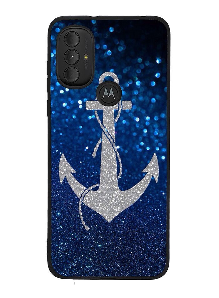 Blue Glitters Anchor Motorola Moto G Pure 2021 , Moto G Power 2022 Case OV0234