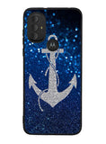 Blue Glitters Anchor Motorola Moto G Pure 2021 , Moto G Power 2022 Case OV0234