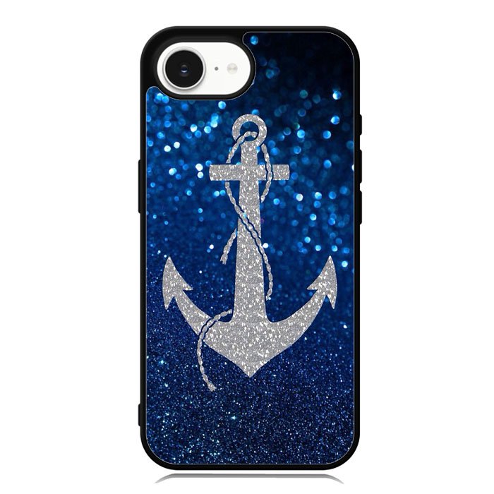 Blue Glitters Anchor iPhone 16e Case OV0234