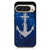 Blue Glitters Anchor Google Pixel 10 | Google Pixel 10 Pro Case OV0234
