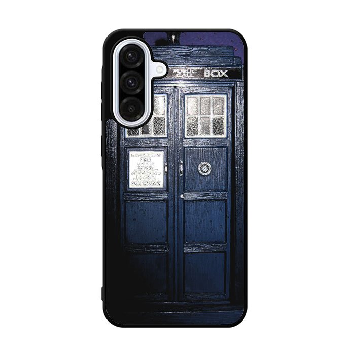 Dark Blue Tardis Doctor Who Toy Samsung Galaxy A36 Case OV3799