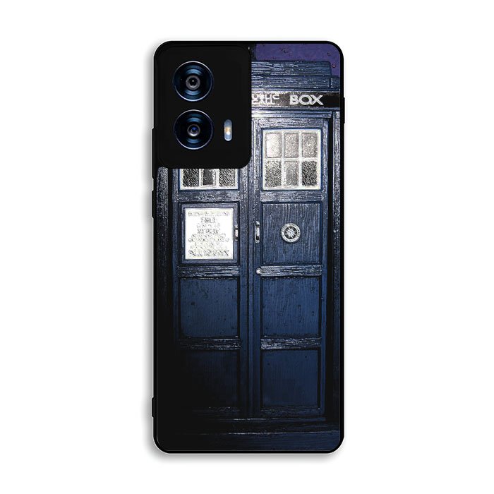 Dark Blue Tardis Doctor Who Toy Motorola Moto G Power 5G 2024 Case OV0783