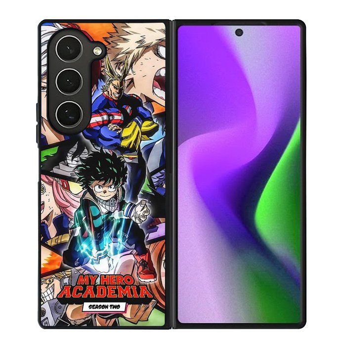 My Hero Academia Anime Poster Samsung Galaxy Z Fold 6 5G 2024 Case OV0244