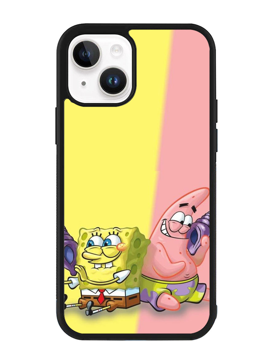 Spongebob and Patric iPhone 14 Plus Case QC0246