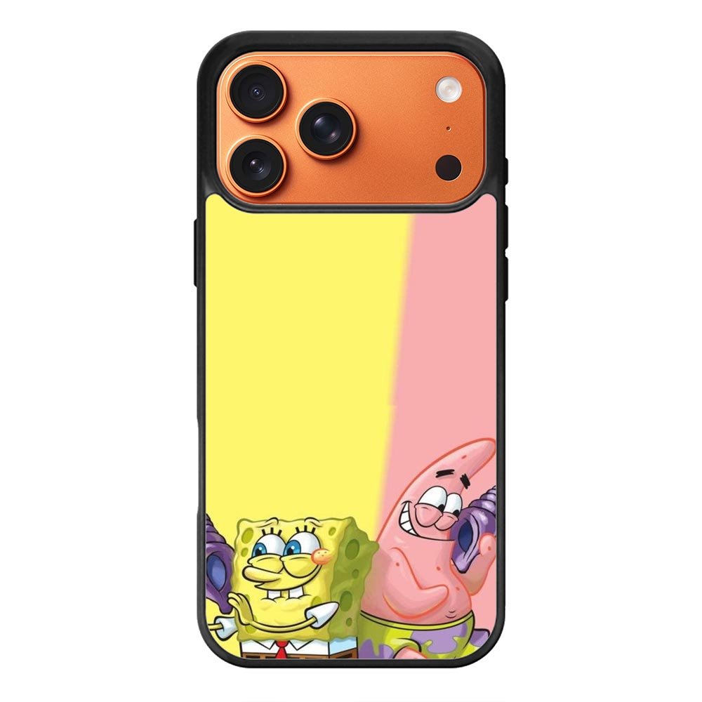 Spongebob and Patric iPhone 17 Pro Case QC0246