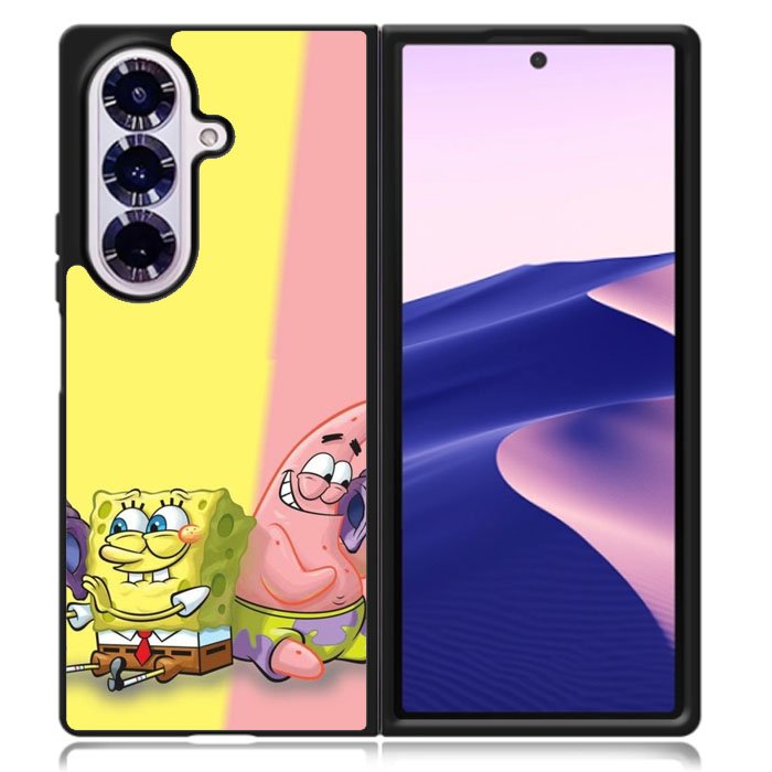 Spongebob and Patric Samsung Galaxy Z Fold 7 Case OV0246