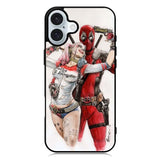 Harley Quinn Deadpool 1st iPhone 16 Case