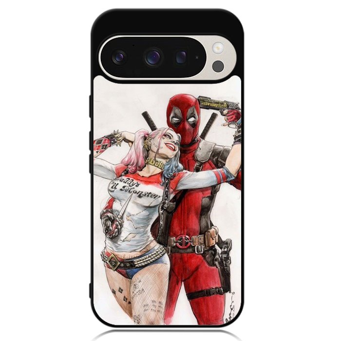 Harley Quinn Deadpool 1st Google Pixel 9 Pro XL Case