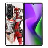 Harley Quinn Deadpool 1st Samsung Galaxy Z Fold 6 Case