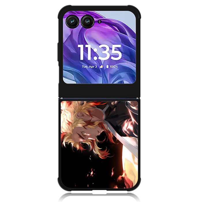 Flame Pillar Rengoku Kyoujurou Motorola Moto Razr Plus 2024 , Moto Razr+ 2024 Case OV0318