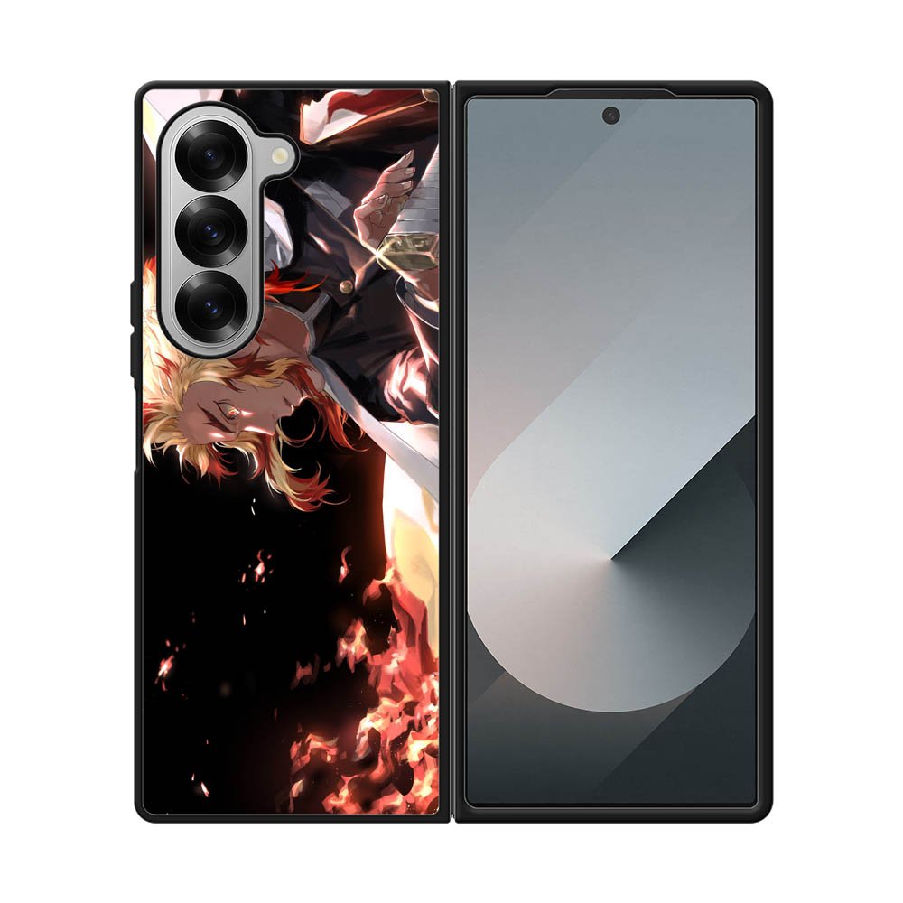 Flame Pillar Rengoku Kyoujurou Samsung Galaxy Z Fold 7 5G Case OV0318