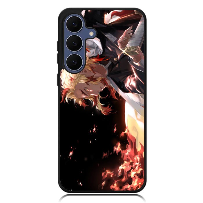 Flame Pillar Rengoku Kyoujurou Samsung Galaxy S25 FE Case OV0318