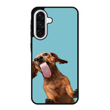 The funny thing is the dog on the glass Samsung Galaxy A26 5G Case OV0333