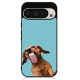 The funny thing is the dog on the glass Google Pixel 9 | Pixel 9 Pro Case OV0333