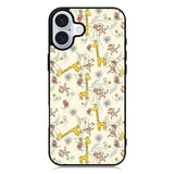 Friends of monkeys and giraffes iPhone 16 Case QC0336