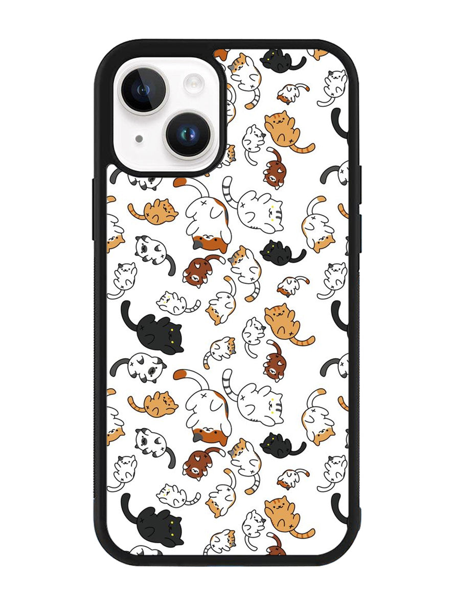 Adorable cat iPhone 15 Case OV0337