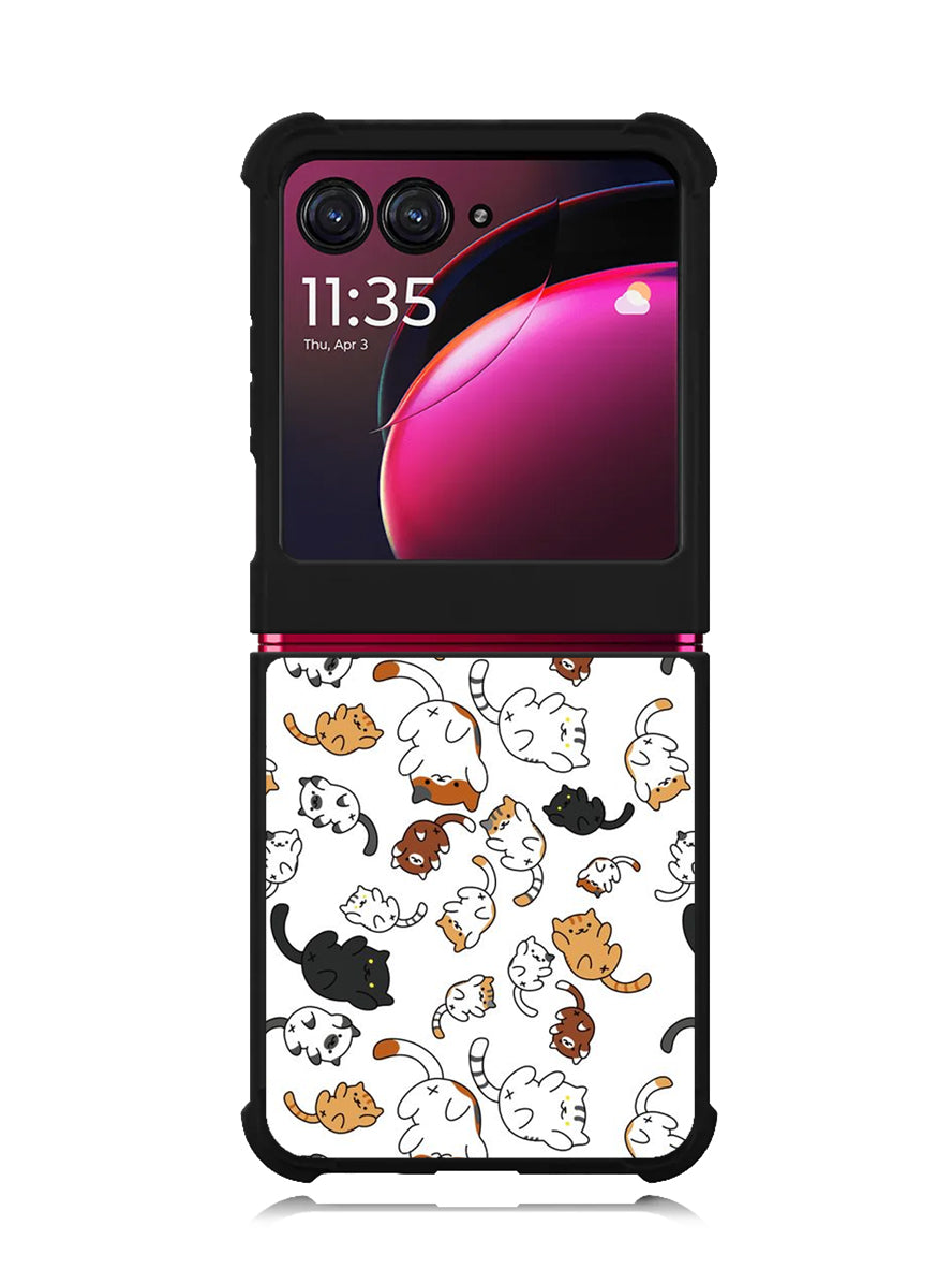 Adorable cat Motorola Moto Razr Plus 2023 , Moto Razr+ 2023 Case OV0337