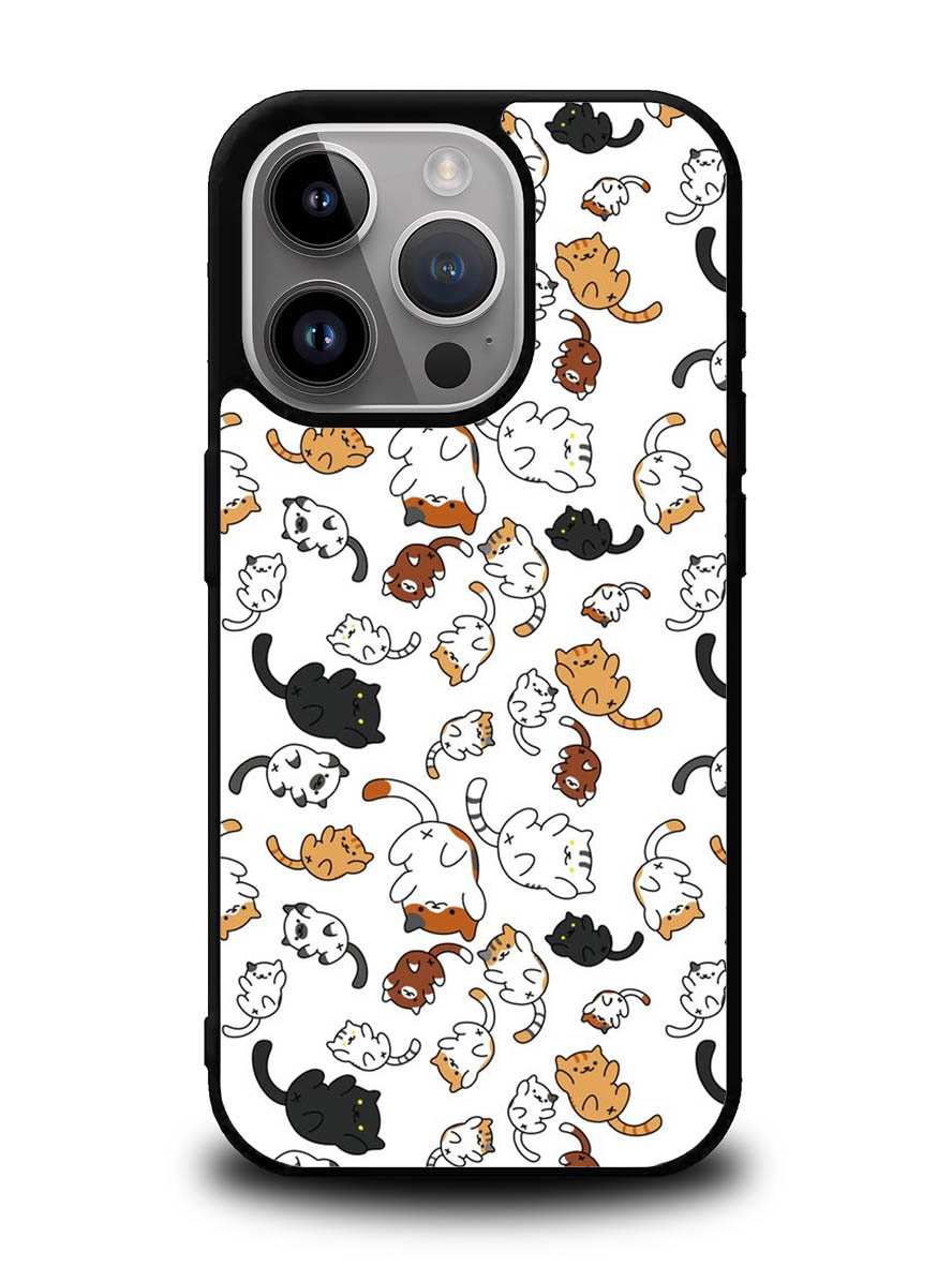 Adorable cat iPhone 14 Pro Case QC0337