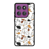 Adorable cat Motorola Moto Edge 60 Pro Case QC0337