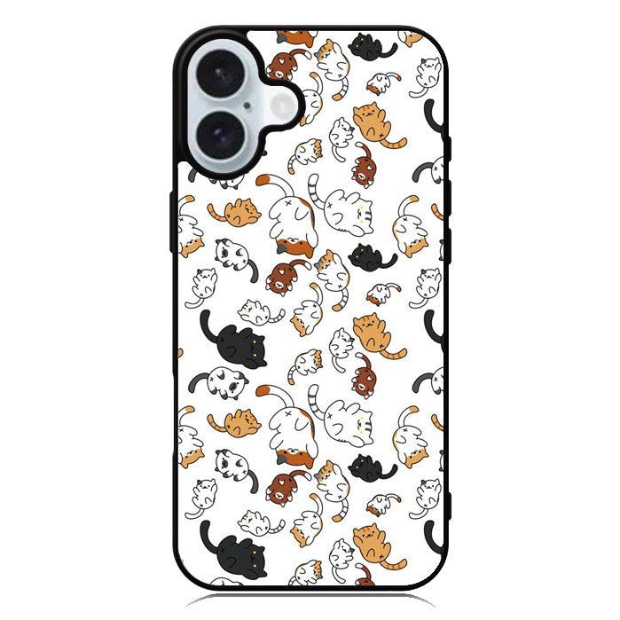 Adorable cat iPhone 16 Case QC0337
