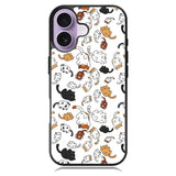 Adorable cat iPhone 17 Case OV0337