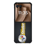 Pittsburgh Steelers Carbon Metal Motorola Moto RAZR Plus 2025 Case OV0341