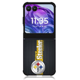 Pittsburgh Steelers Carbon Metal Motorola Moto Razr Plus 2024 , Moto Razr+ 2024 Case OV0341