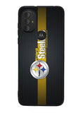 Pittsburgh Steelers Carbon Metal Motorola Moto G Pure 2021 , Moto G Power 2022 Case OV0341