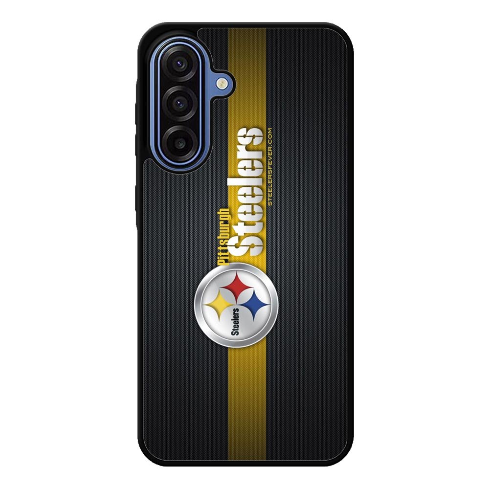 Pittsburgh Steelers Carbon Metal Samsung Galaxy A17 Case OV0341