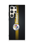Pittsburgh Steelers Carbon Metal Samsung Galaxy S23 Ultra 5G Case QC0341