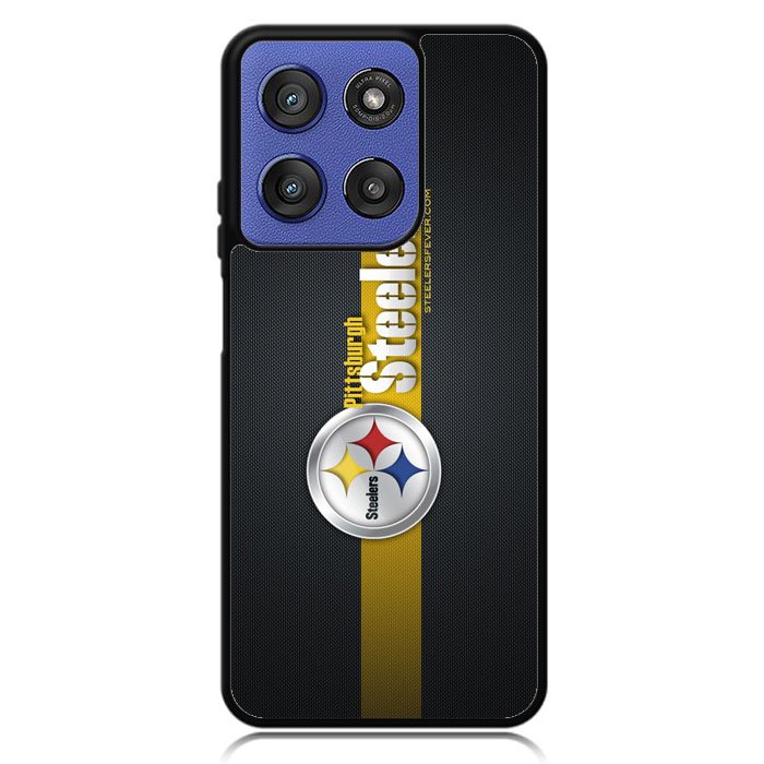Pittsburgh Steelers Carbon Metal Motorola Moto G Stylus 5G 2025 Case OV0341