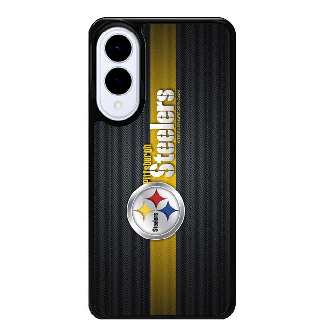 Pittsburgh Steelers Carbon Metal Samsung Galaxy S25 Edge 5G Case OV0341