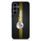 Pittsburgh Steelers Carbon Metal Samsung Galaxy S25 FE Case OV0341