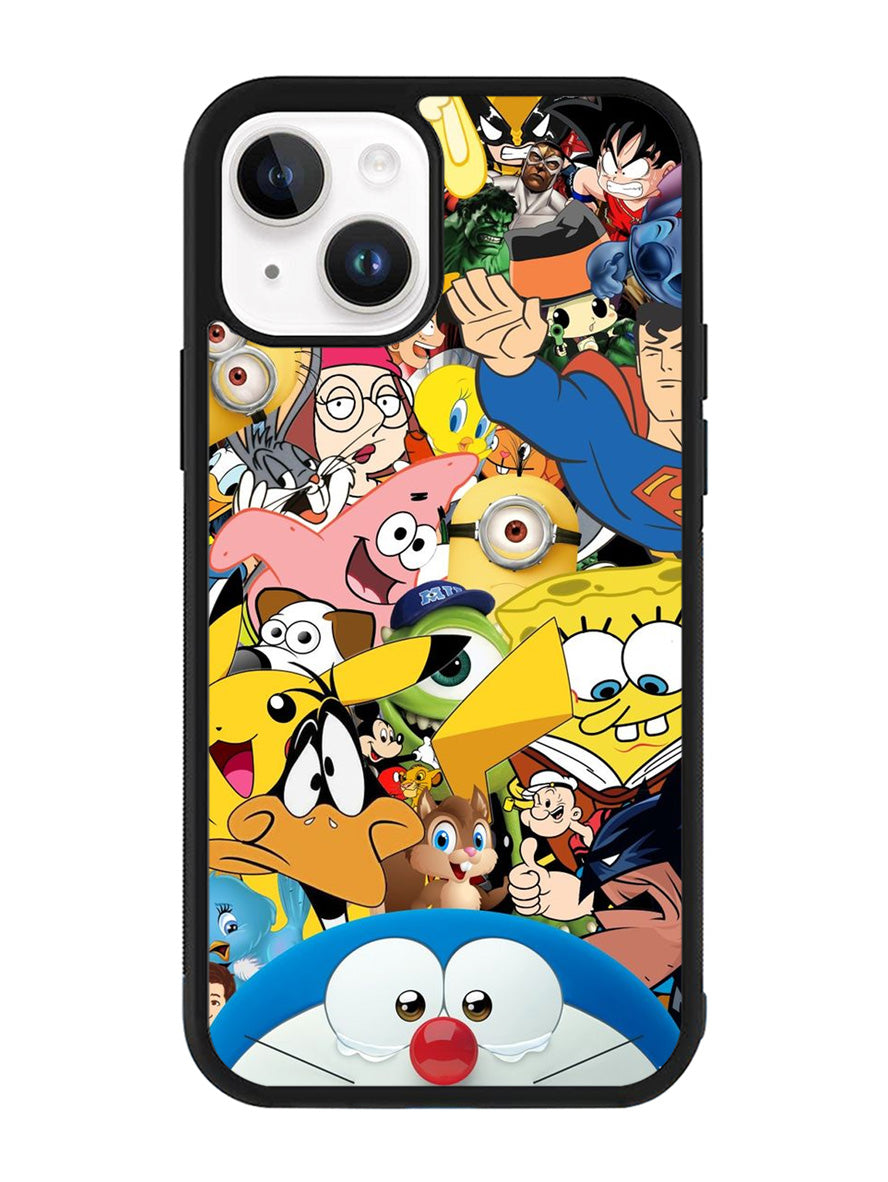 Cartoon All Character iPhone 15 Case OV0346