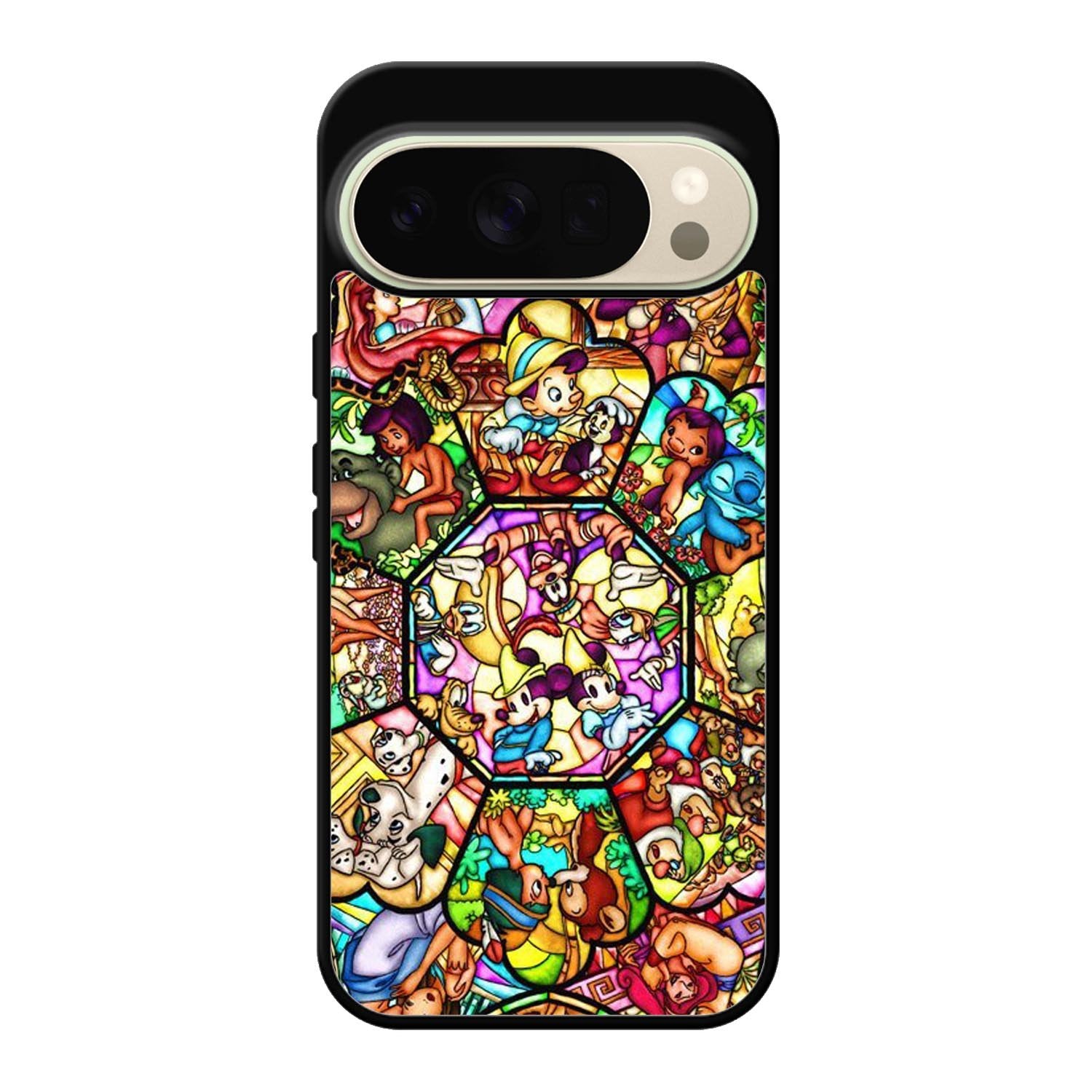 Disney characters stained glass Google Pixel 10 Pro Case OV0358