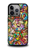 Disney characters stained glass iPhone 15 Pro Case OV0358