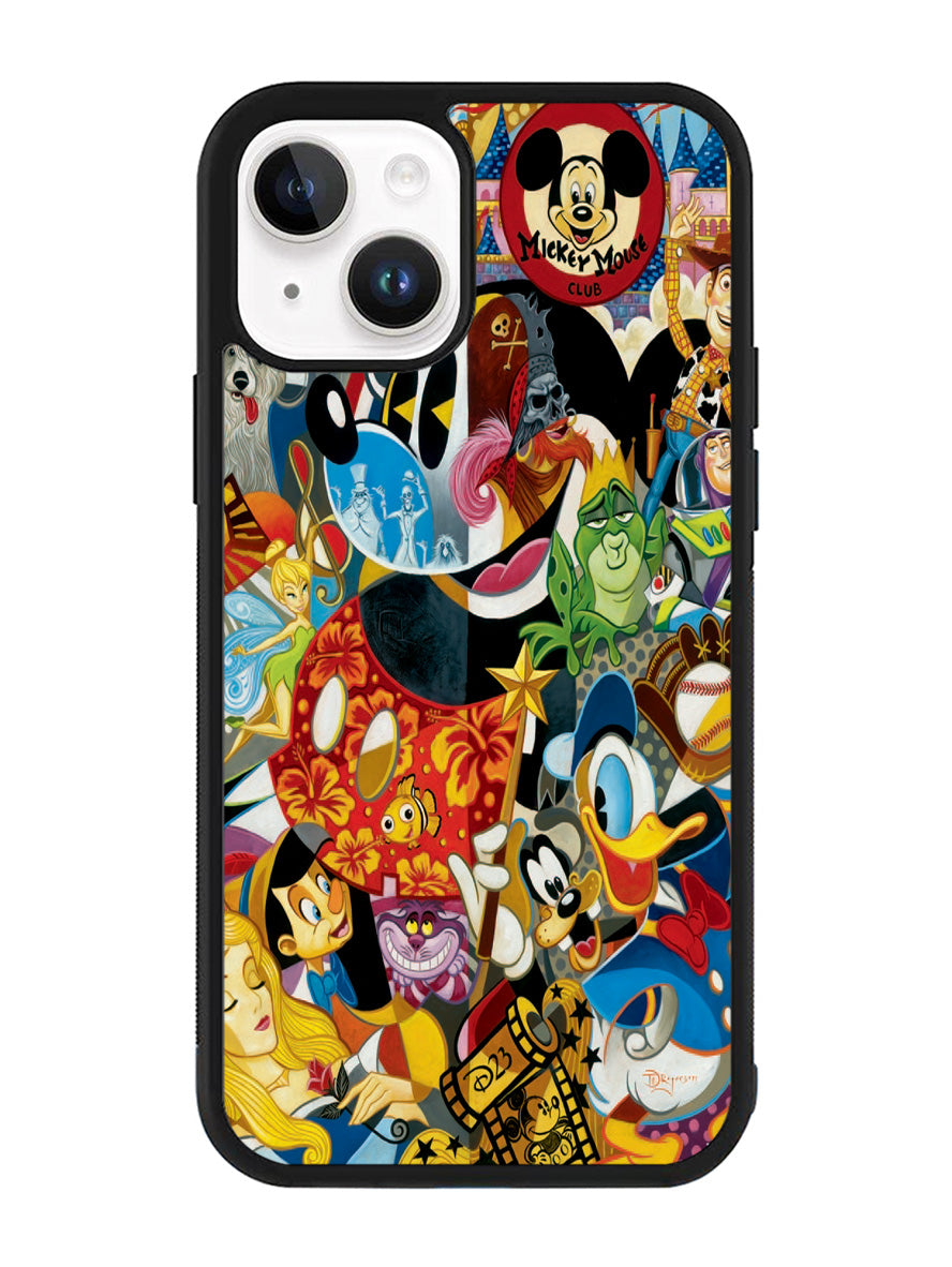 Disney Mickey Mouse Collage iPhone 14 Case QC0360