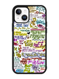 Disney Song Lyrics iPhone 14 Case QC0362
