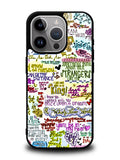 Disney Song Lyrics iPhone 15 Pro Case OV0362