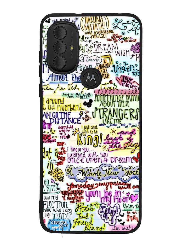 Disney Song Lyrics Motorola Moto G Pure 2021 , Moto G Power 2022 Case OV0362