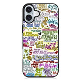 Disney Song Lyrics iPhone 16 Case QC0362