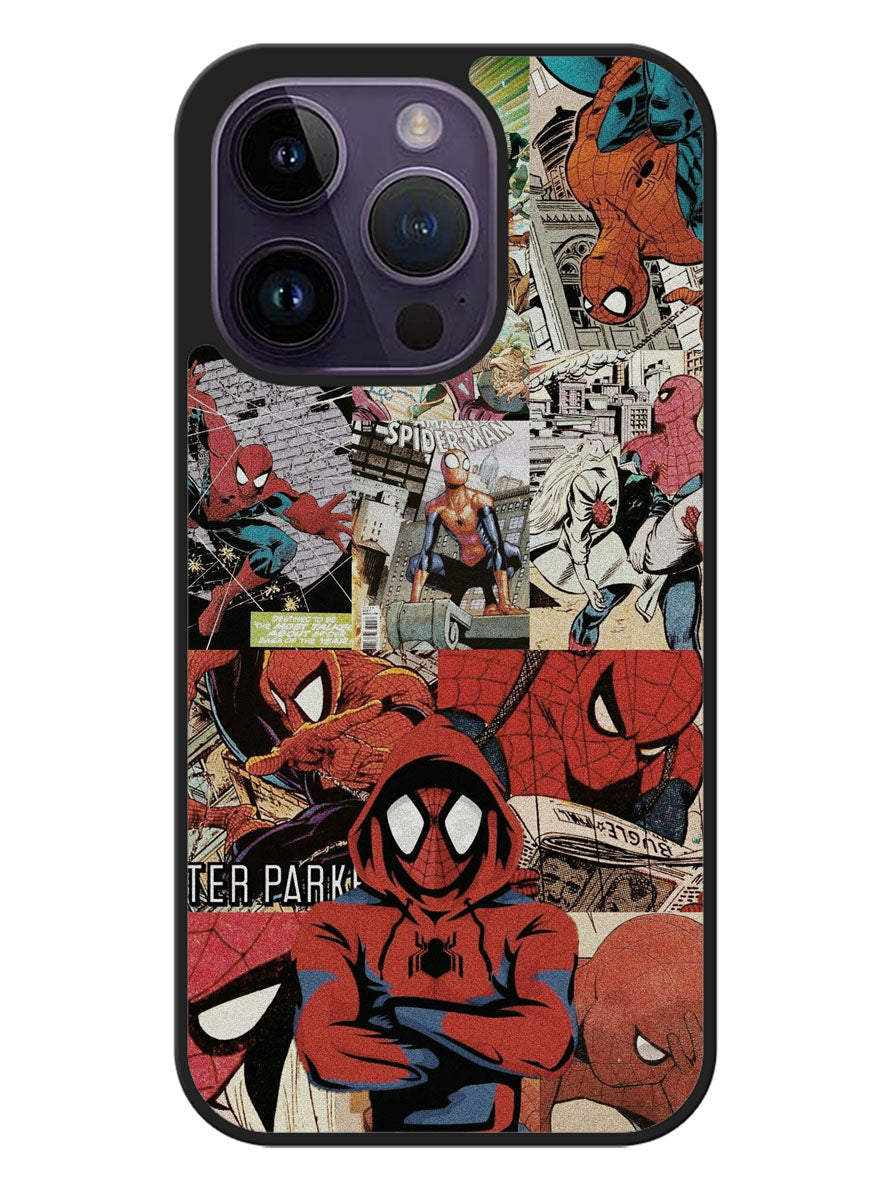 Spiderman Collage iPhone 14 Pro Case OV5388