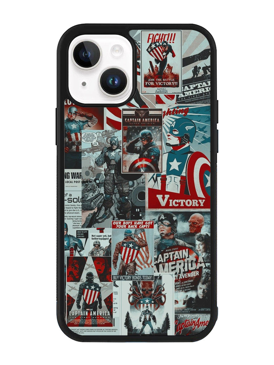 Captain America Collage iPhone 15 Case OV5470