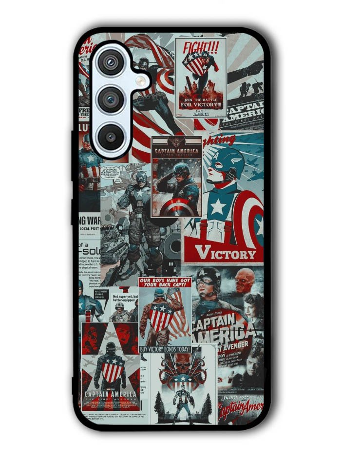 Captain America Collage Samsung Galaxy A54 5G Case OV5470
