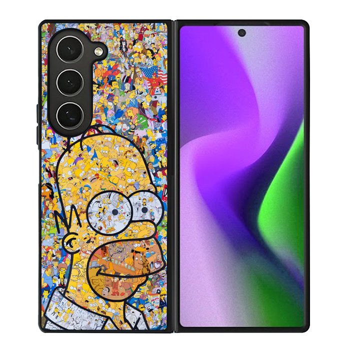 Homer Simpson Samsung Galaxy Z Fold 6 5G 2024 Case OV5481